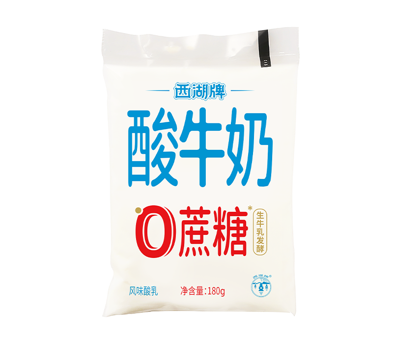 西湖牌0蔗糖酸牛奶180g